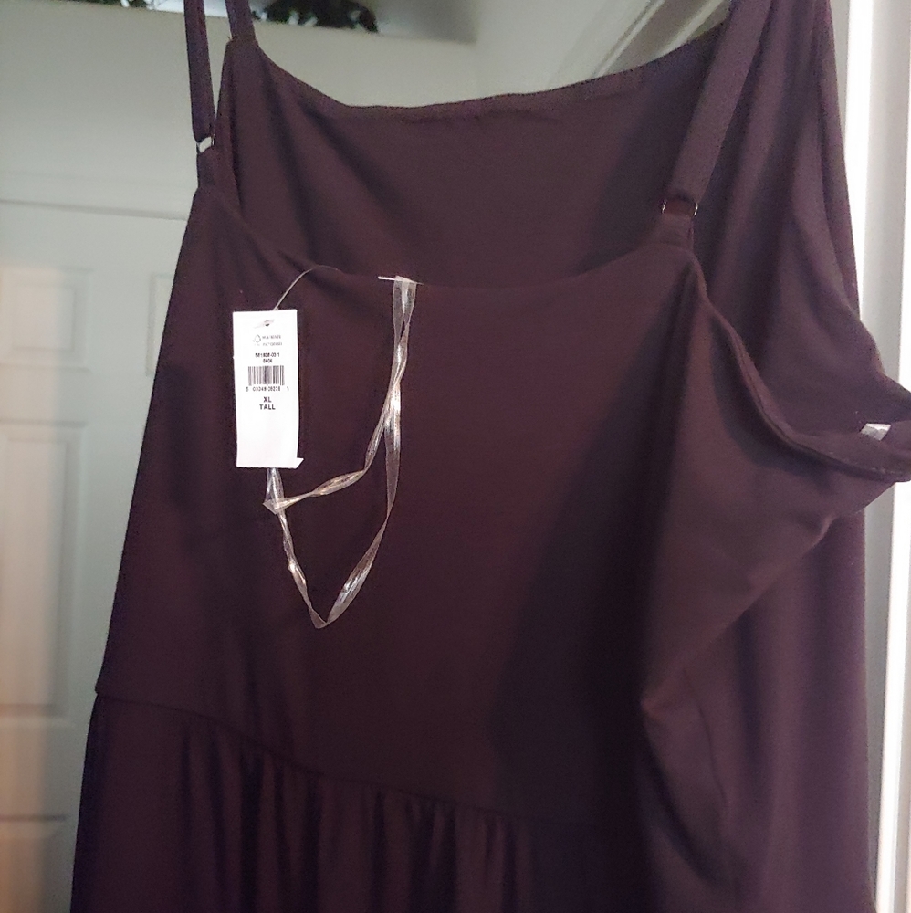 Black spaghetti strap jumper